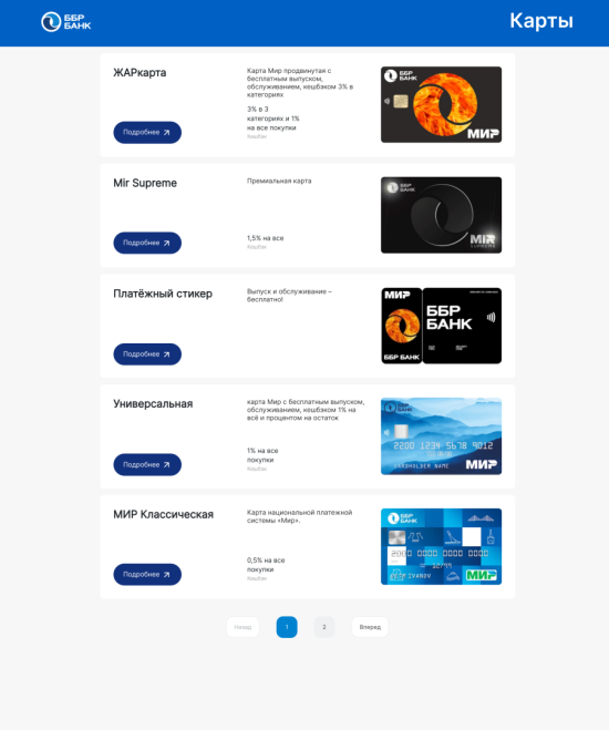 Наполнение контентом с заменой демо-материалов