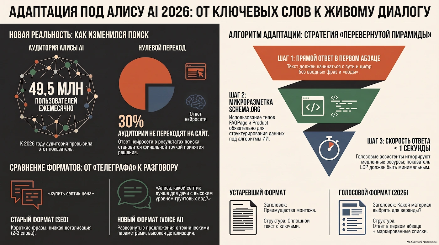 Адаптация контента под голосовой ИИ